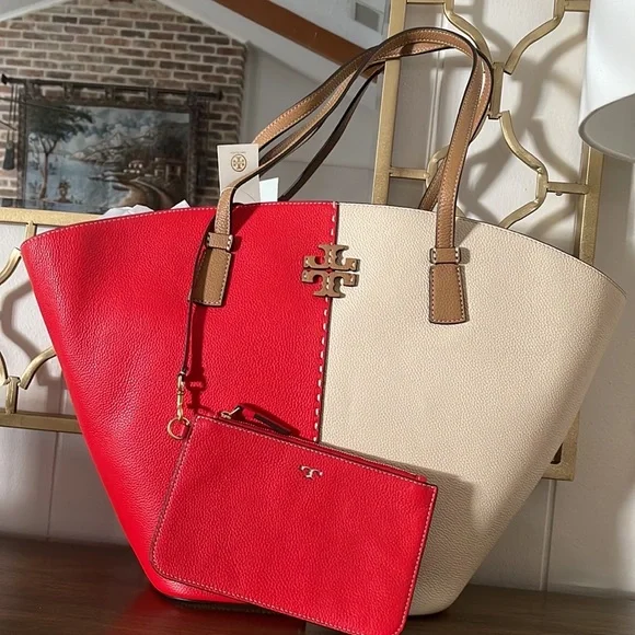 Brand new Tory Burch SHOPPER TOTE - Picture 4 of 11